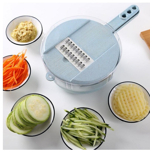 8-in-1 Mandoline Slicer – Vegetable Cutter, Grater & Peeler - Image 5