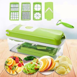12-Piece Vegetable Chopper – Slicer, Grater & Kitchen Tools