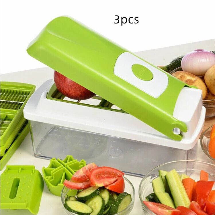 12-Piece Vegetable Chopper – Slicer, Grater & Kitchen Tools - Image 5